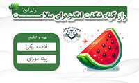 اثر شگفت انگیز هندوانه ابوجهل در جلوگیری از پوسیدگی دندان (نتایج تحقیقات تیمی از محققین علوم پزشکی زاهدان)